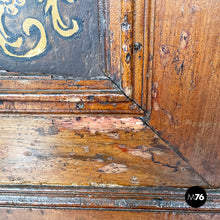 Load image into Gallery viewer, Wooden wardrobe with decorated doors, 1800s
