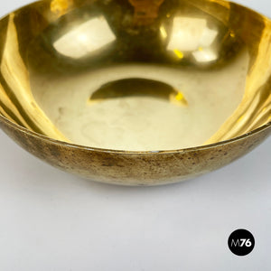 Brass round bowl, 1950s