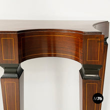 Load image into Gallery viewer, Wooden console with brass feet, 1950s
