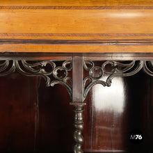 Carica l'immagine nel visualizzatore di Gallery, Sideboard with mirrors in turned wood, 1930s

