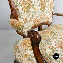 Load image into Gallery viewer, Sofa in fabric and wood, 1930s
