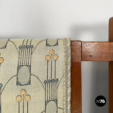 Load image into Gallery viewer, Bench in fabric and wood, 1930s
