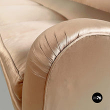 Carica l'immagine nel visualizzatore di Gallery, Pink beige silk sofa, 1940s
