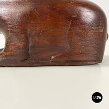 Load image into Gallery viewer, Wooden cat jewelry box or object holder, 1920s
