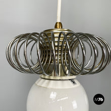 Load image into Gallery viewer, Chandeliers in metal, 1980s
