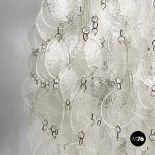 Load image into Gallery viewer, Pendant chandelier in glass, 1970s
