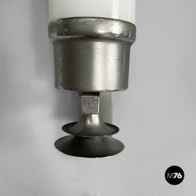 Load image into Gallery viewer, Wall lamps in opaline glass and metal, 1930s
