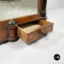 Load image into Gallery viewer, Wooden table or wall cabinet with mirror, 1930s
