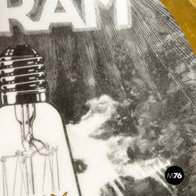 将图片加载到图库查看器，Decorative plate Osram by Fornasetti, 1970s
