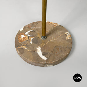 Ashtrays in brass and marble, 1950s