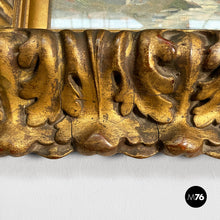 Load image into Gallery viewer, Oil painting with golden plaster frame, 1950s
