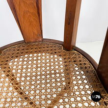 Carica l'immagine nel visualizzatore di Gallery, Tub chair in wood and straw, 1930s
