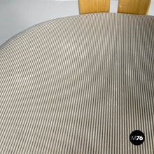 Load image into Gallery viewer, Tub chairs in wood and beige velvet, 1980s
