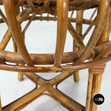 Load image into Gallery viewer, Stool in rattan, 1960s
