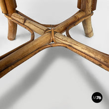 Carica l'immagine nel visualizzatore di Gallery, Stool in rattan, 1960s
