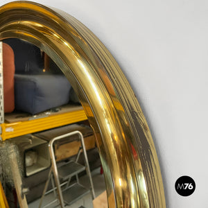 Wall mirror in brass, 1950s