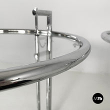 将图片加载到图库查看器，Coffe tables in steel and glass, 1980s
