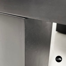 将图片加载到图库查看器，Coffe table in black wood, 1980s
