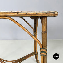 Load image into Gallery viewer, Outdoor dining table in rattan, early 1900s
