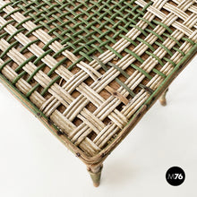 画像をギャラリービューアに読み込む, Outdoor dining table in rattan, early 1900s
