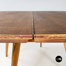 Load image into Gallery viewer, Wooden dining table with extension, 1960s
