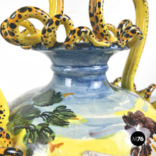 Load image into Gallery viewer, Handcrafted Albisola vase in ceramic, 1900s
