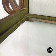 Load image into Gallery viewer, Wall display cabinet in wood and glass, early 1900s
