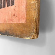 Charger l'image dans la galerie, Wooden advertising sign, 1970s
