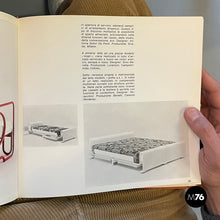 Load image into Gallery viewer, Double bed Aiace in white wood by Benatti, 1970s
