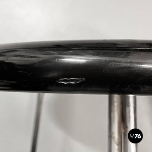 Black stool by Dada, 1980s