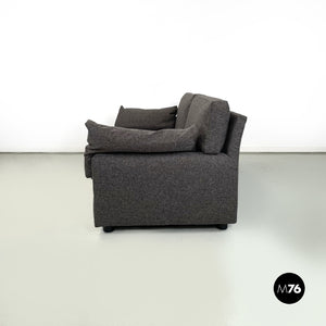 Grey brown sofa fabric by Flexform, 1990s