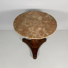 Carica l'immagine nel visualizzatore di Gallery, Wooden and pink marble dining table, 1930s
