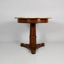 Carica l'immagine nel visualizzatore di Gallery, Wooden and pink marble dining table, 1930s
