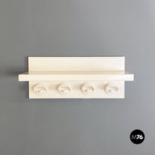 Load image into Gallery viewer, Gancio wall coat hanger with shelf by Olaf Von Bohr and Marcello Siard for Kartell, 1970s
