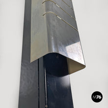 Load image into Gallery viewer, Tall wall lamp in chromed metal by Lamperti, 1970s
