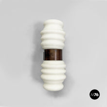 Load image into Gallery viewer, Wall lamps in opaline glass and brass, 1950s

