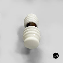 Load image into Gallery viewer, Wall lamps in opaline glass and brass, 1950s
