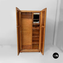 Load image into Gallery viewer, Wooden wardrobe with mirror, 1930s

