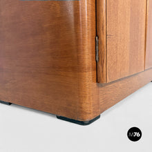 Load image into Gallery viewer, Wooden wardrobe with mirror, 1930s

