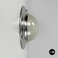 Load image into Gallery viewer, Chromed metal and glass wall lamp LSP6 Tommy by Luigi Caccia Dominioni for Azucena, 1960s
