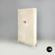 Load image into Gallery viewer, White industrial bathroom cabinet, 1960s
