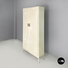 Load image into Gallery viewer, White industrial bathroom cabinet, 1960s
