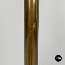 将图片加载到图库查看器，Brass floor lamp with adjustable arm, 1940s
