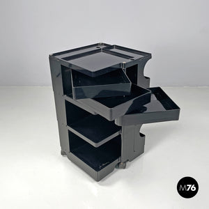 Black plastic cart Boby by Joe Colombo for Bieffeplast, 1970s