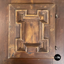 Load image into Gallery viewer, Wooden wall nightstands with decorated doors, 1960s
