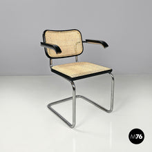 画像をギャラリービューアに読み込む, Chair with armrests Cesca by Marcel Breuer for Gavina, 1960s
