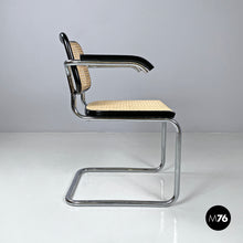 画像をギャラリービューアに読み込む, Chair with armrests Cesca by Marcel Breuer for Gavina, 1960s
