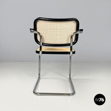 画像をギャラリービューアに読み込む, Chair with armrests Cesca by Marcel Breuer for Gavina, 1960s
