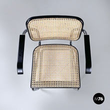 画像をギャラリービューアに読み込む, Chair with armrests Cesca by Marcel Breuer for Gavina, 1960s
