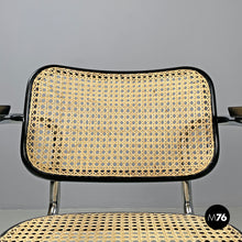 画像をギャラリービューアに読み込む, Chair with armrests Cesca by Marcel Breuer for Gavina, 1960s
